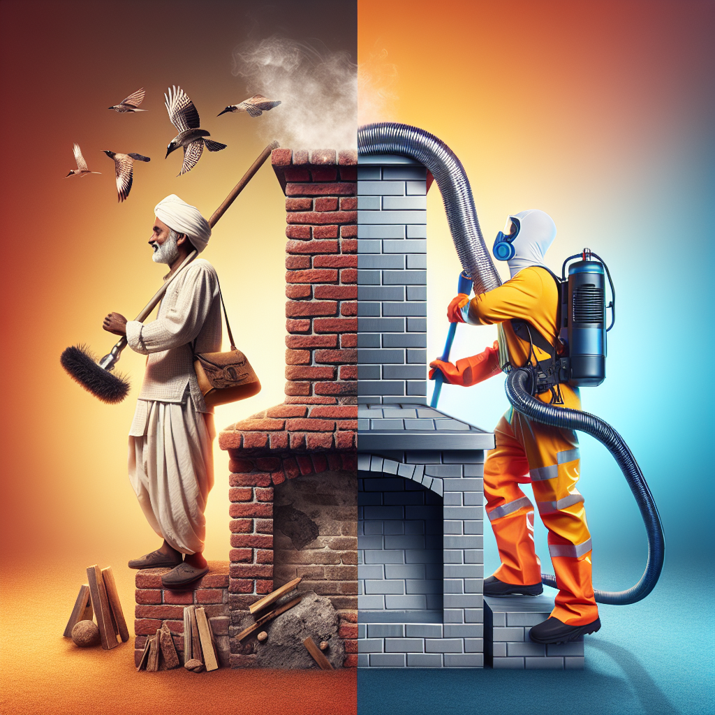 Choosing between traditional and PCR method for chimney cleaning