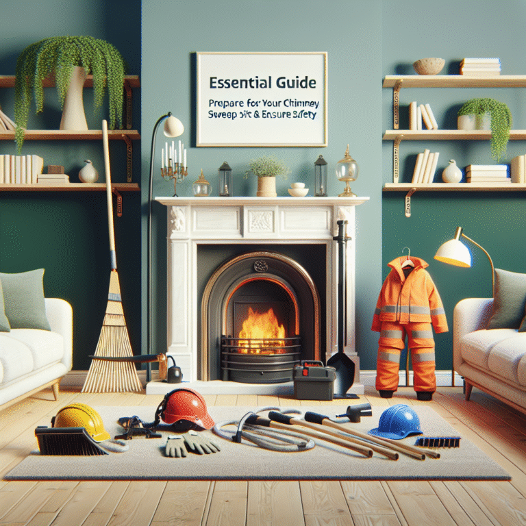 How to prepare for a chimney sweep visit.