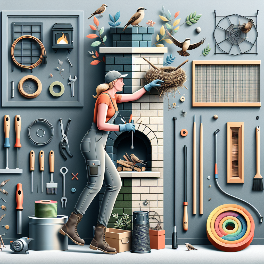 What tools do professional chimney sweeps use?